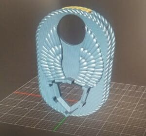 Egyptian Pendant CAD 1